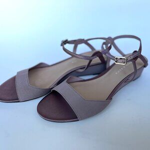 Charles & Keith Lavender Low-Wedge Sandals - New